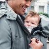 Bandicoot babywearing coat for dads